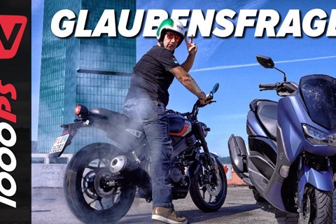 Pendlerkrieg! Roller gegen Motorrad Yamaha NMAX 125 vs. XSR 125 Test 2021 - kann das funktionieren?