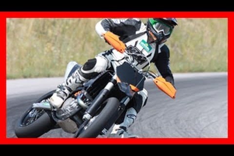 KTM 450 SMR Supermoto Action / Motorrad Test von 1000PS