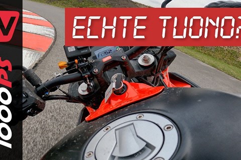 Großer Druck - Aprilia Tuono 660 - Bestzeit auf der 1000PS Teststrecke
