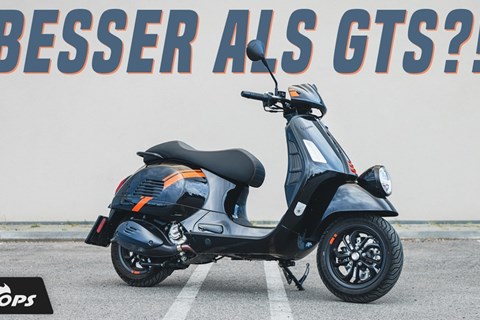 Die Sport-Version der Vespa GTS im Test - Vespa GTV 300 Test 2024