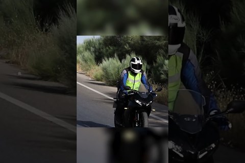 neue Triumph Daytona gesichtet ! 👀 #shorts