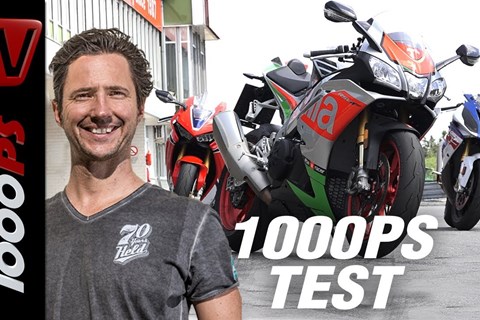1000PS Test - Honda CBR1000RR Fireblade SP vs. Aprilia RSV4 RF vs. BMW S 1000 RR
