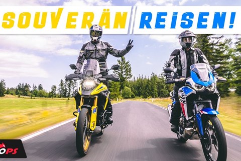 Klare Verhältnisse! Honda Africa Twin vs. Suzuki V-Strom 1050 DE Vergleich Straße und Offroad