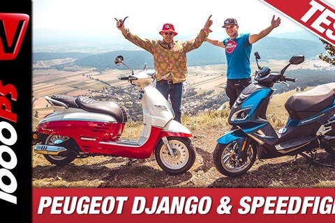 Peugeot Django 125 vs. Speedfight 125 - Retro gegen Modern auf der Hohen Wand!