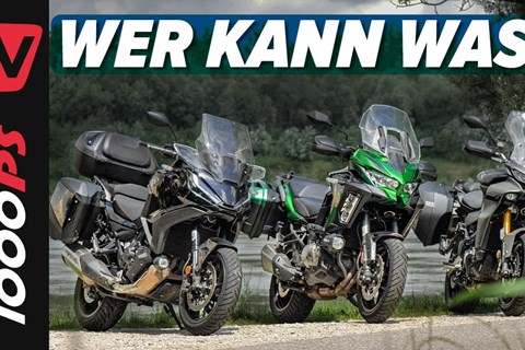 Reisen auf Japanisch! Vergleichs-Test Honda NT1100 - Yamaha Tracer 9 GT - Kawasaki Versys 1000 SE