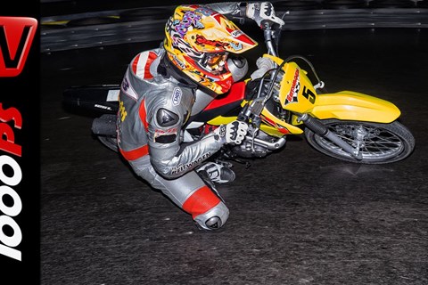 Supermoto Action Onboard - Halle - Suzuki DR-Z 125 - 60fps