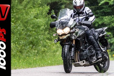 Triumph Tiger Explorer Stunts | Stunt Friday Action