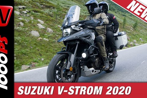 Die neue Suzuki V-Strom 1050 -  Elektronik Inferno für 2020!