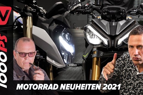 Motorrad Neuheiten Teil 3 - 2021 News - Zonko macht den Navi Vergleich l 1000PS Live
