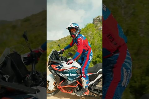 Die neuen KTM-Modelle testen beim Newchurch Summit im Juni 2026!