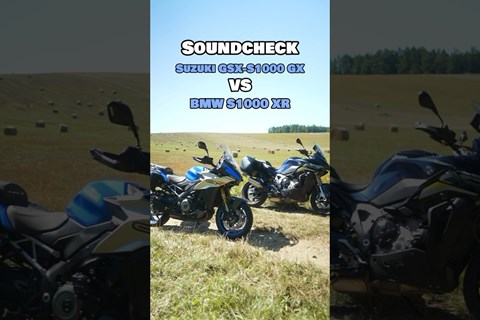 Welcher 4-Zylinder klingt besser? #suzukigsxs1000gx #bmws1000xr