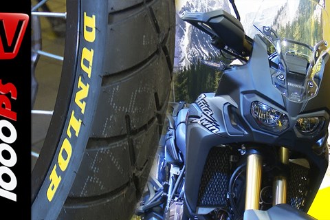 Dunlop TrailSmart Honda Africa Twin 2016 | Über Reifenfreigabe