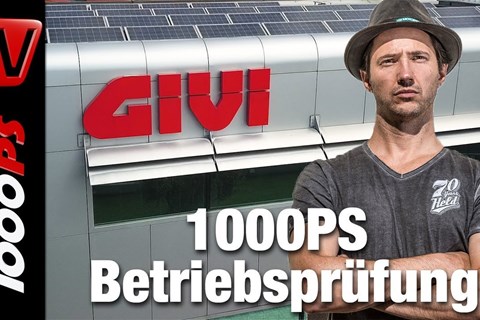 1000PS Betriebsprüfung - GIVI Motorradzubehör made in Italy