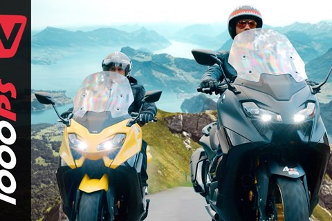 Mit Yamaha TMAX Tech MAX auf Sightseeing-Tour in Luzern | Kapellbrücke, Pilatus, Löwendenkmal & mehr