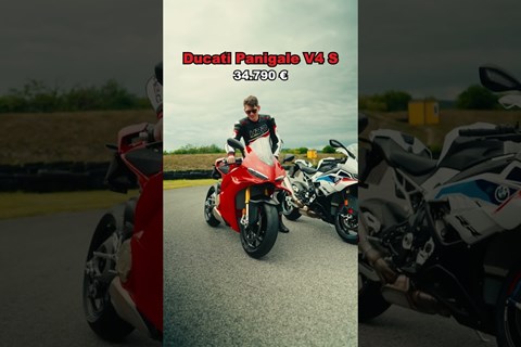 Was meint Ihr? V4 oder Reihenvierzylinder? #ducati #bmw #bmws1000rr