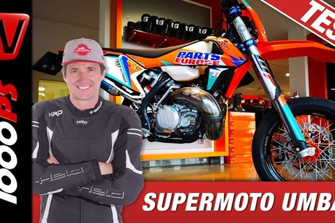 KTM 2-Takt Supermoto am Prüfstand - Wie viel Leistung?
