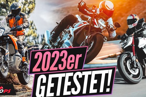 Motorrad Highlights 2023 schon gefahren! BMW M 1000 R, Honda Hornet, KTM 890 Adventure