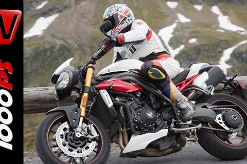 Triumph Speed Triple R Test  in den Alpen 2016 | High Bike Testcenter Paznaun