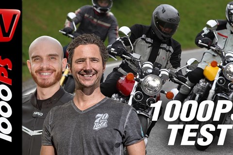 1000PS Test - Honda CB1100 EX und CB1100 RS 2017 im Test - Genuss im Spessart.