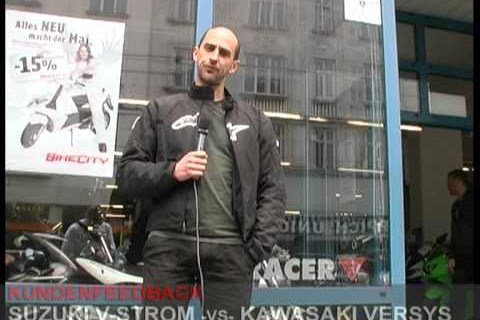 Kawasaki Versys vs. Suzuki V-Strom / test ride / Kundentest