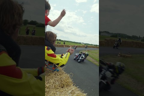 4h-Endurance Rennen auf Honda Monkey/Dax? kein Problem 😜 #shorts #honda #race