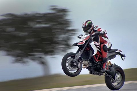 Action & Sound Only | New Ducati Hypermotard-2013 | No Music! | Pure Feeling!