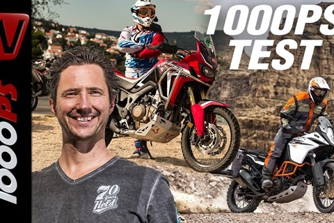 1000PS Test - Honda CRF1000L Africa Twin vs. KTM 1090 Adventure R - harte Reiseenduros im Gelände