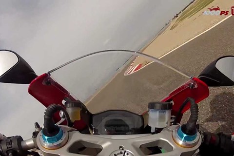 Ducati 1199 Panigale S onboard video at Racetrack Alcarraz HD-Version