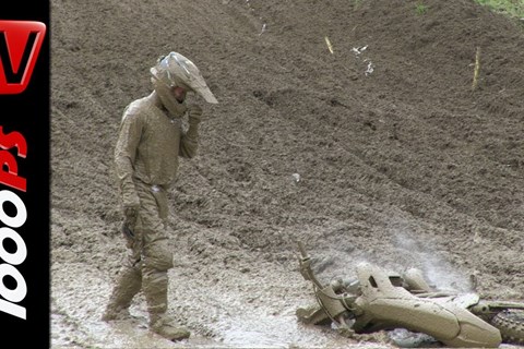 Schlammaction Motocross - MXÖM | Weyer 2014 | Highlights - Mud Action - Crash