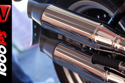 Kesstech Auspuffanlagen ESM2 2015 + Soundcheck | European Bike Week Faak