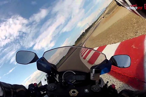 Suzuki GSX-R 1000 onboard video at Racetrack Alcarraz