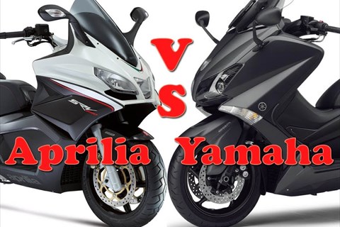 Aprilia SRV 850 vs Yamaha T-Max 530 Vergleichstest