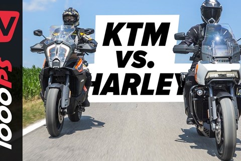 Harley Pan America vs KTM 1290 Super Adventure S - welche kann es sportlicher?