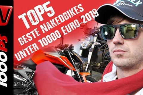 Top 5 - Die besten gebrauchten und neuen Nakedbikes unter 10000 Euro im Jahr 2019