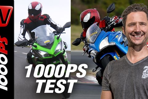 1000PS Test - Sporttourer Vergleich - Kawasaki Z1000SX vs. Suzuki GSX-S 1000F