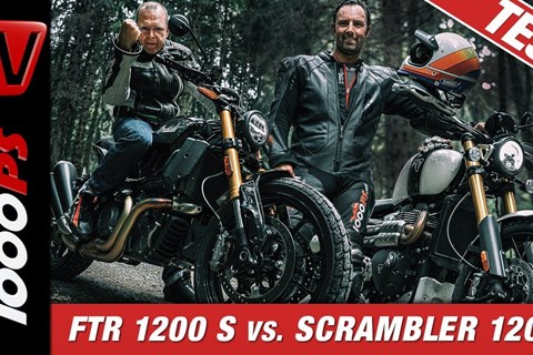 Die Außenseiter Indian FTR 1200 S und Triumph Scrambler 1200 XE im Test