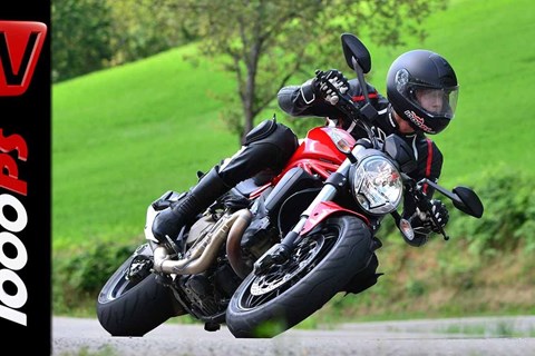 Ducati Monster 821 Test 2014 | Action, Details, Sound