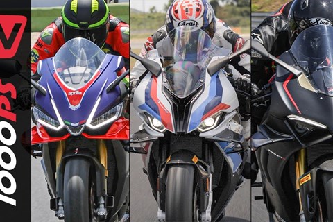 Euro-Königsklasse! Aprilia RSV4 1100 Factory - BMW M 1000 RR - Ducati Panigale V4 SP Vergleich 2021