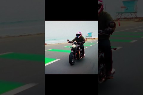 Mit dem neuen Bobber Modellen von Triumph durch Kalifornien  #triumph #bobber