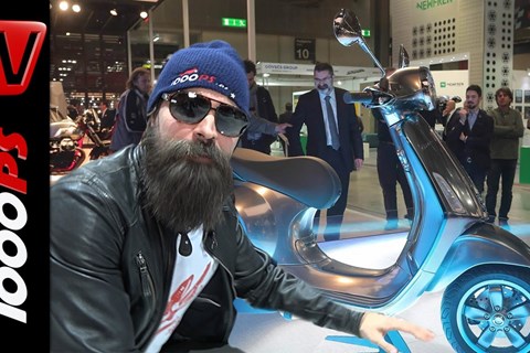 Vespa Elettrica - Erste Elektro-Vespa | K.OTs Motorrad Neuheiten 2017
