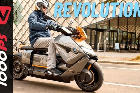 Der Elektroroller für die Zukunft? BMW CE 04 Elektroroller 2021