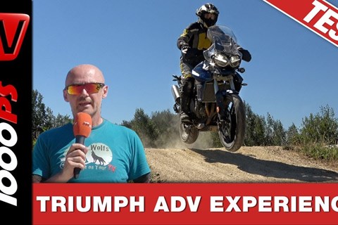 Legal Offroadfahren im Enduropark Meltewitz mit Enduro und Scrambler .Triumph Adventure Experience