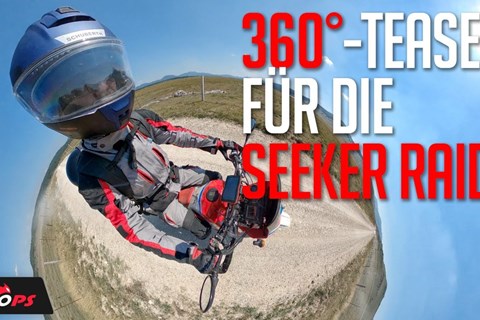 Das erwartet euch bei der Seeker Raid - 360°-Moto-Vlog aus Bosnien mit dem Schuberth C5