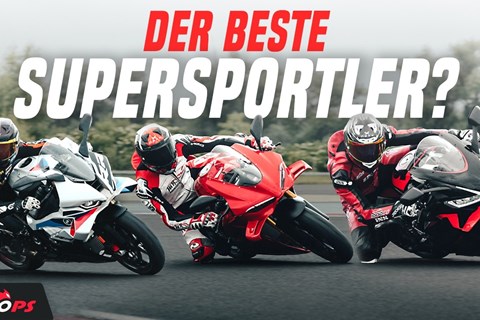Superbike Vergleich 2025 - BMW S1000RR vs. Ducati Panigale V4 S vs. Aprilia RSV4 [Straße & Track]