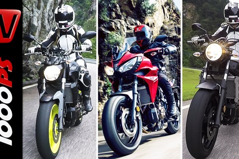 Yamaha MT-07 vs.Tracer 700 vs. XSR 700 | Test in den Schweizer Alpen
