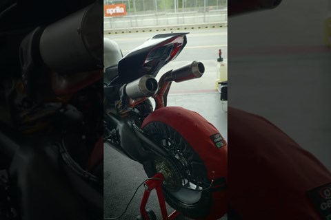 DUCATI Panigale V4 R auf den Trackdays in Brünn gesichtet 👀 #shorts
