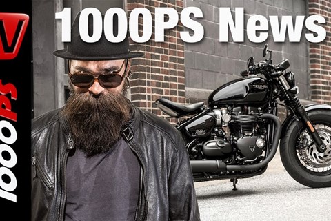 1000PS News - Triumph Bonneville Bobber Black und Speedmaster - Ersteindruck