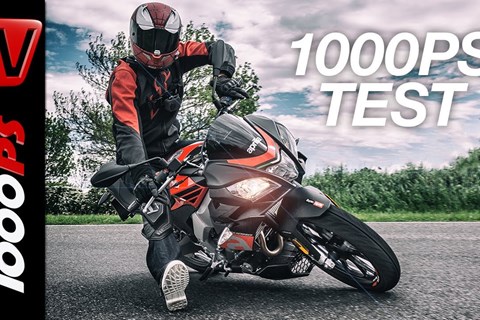1000PS Test - Aprilia Tuono 125 im Test - Top Speed - Sound - Review