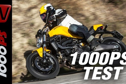 Ducati Monster 821 Test 2018 - Gelb ist das neue Rot!