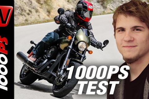 1000PS Test - Harley-Davidson Street Rod - das neue Fohlen im Harley Stall